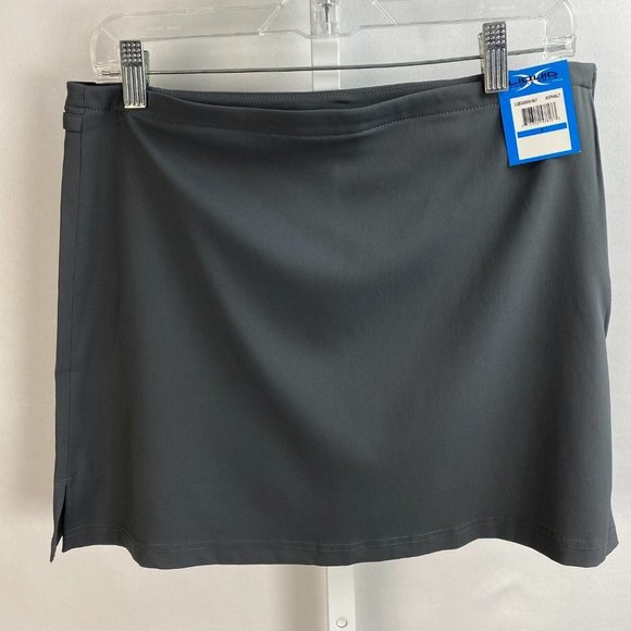 Liquid Yacht Wear Pants - NWT Boat Bum Skort Liquid Yacht Wear sz 8 Asphalt Gray Skirt